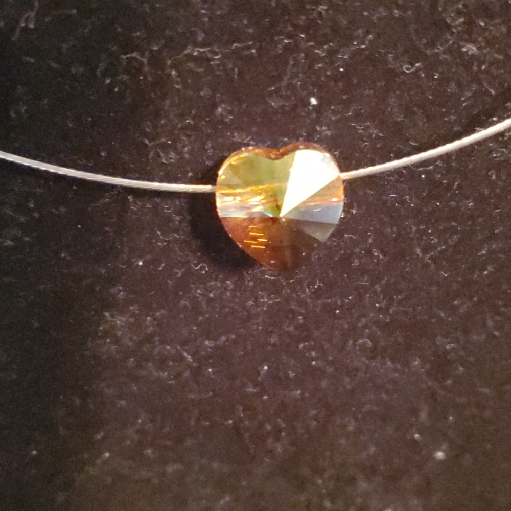 Swarovski Crystal Heart Necklace - Picture 3 of 7